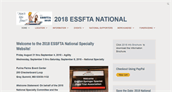 Desktop Screenshot of essftanational.com
