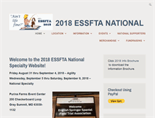 Tablet Screenshot of essftanational.com